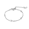 Stainless Steel Beaded Snake Chain Bracelets for Women, Stainless Steel Color