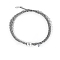 Men's Constellation Stainless Steel Necklace, Cable & Curb Chains Double Layer Necklace, Virgo, 20.08~31.50 inch(51~80cm)