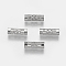 Tarnish Resistant 304 Stainless Steel Tube Beads, Stainless Steel Color, 12x4mm, Hole: 3mm