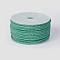 Polyester Braided Cord, Medium Aquamarine, 3mm, about 12.02~13.12 yards(11~12m)/roll