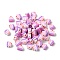 Handmade Polymer Clay Beads, Cake, Medium Orchid, 8x9x4mm, Hole: 1.6mm