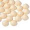Opaque Acrylic Cabochons, Faceted, Half Round, PeachPuff, 23x22x11mm, about 140pcs/500g
