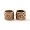 Ion Plating(IP) 304 Stainless Steel Spacer Beads, Large Hole Beads, Manual Polishing, Column, Red Copper, 10.5x9mm, Hole: 8mm