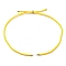 Nylon Cords Necklace Making, with Golden Brass Findings, Long-Lasting Plated, Gold, 22~22.8 inch(56~58cm), Hole: 1.7mm