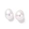 Natural Cultured Freshwater Pearl Beads, No Hole, Antique White, 6~9.5x7~7.5x6.5~7mm