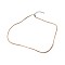 Cowhide Leather Choker Necklaces, with 304 Stainless Steel Lobster Claw Clasps, Peru, 17.91 inch(455mm) 