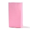 Rectangle Kraft Paper Bags, None Handles, Gift Bags, Hot Pink, 9.1x5.8x17.9cm