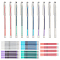 BENECREAT 10Pcs 5 Colors Heat Erasable Fabric Marking Pens with 50Pcs Refills for Quilting, Sewing and Dressmaking