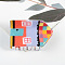 Cartoon House PVC Claw Hair Clips, DIY Hair Accessories, Colorful, 47x77x42mm
