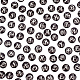 Кабошоны из стекла GLAA-WH0022-63-1