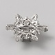 Латунные пуговицы с 1 отверстием и хвостовиком из циркония. FIND-WH0423-95B-2