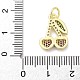 Латунные микро проложить кубического циркония подвески KK-S511-03E-G-3