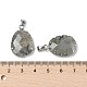 Природные подвески лабрадорита G-H086-01P-05-3