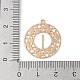 Подвески из латуни с травленым металлом KK-Z058-05KCG-3