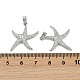 Латунные микро проложить кубического циркония подвески KK-C093-17C-P-3