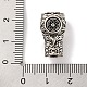 Бусины гуру из сплава в тибетском стиле с 3 отверстием PALLOY-F313-06AS-3
