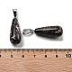 Природные подвески родонит G-T081-29-3