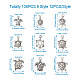Подвески из сплава в тибетском стиле FIND-CD0001-36-3