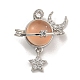 Латунные микро проложить кубического циркония подвески KK-U035-31P-2
