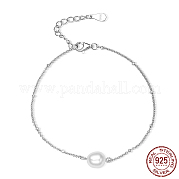 Браслеты из 925 стерлингового серебра с ракушками и жемчугом HB6290-2