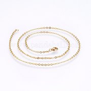 Ожерелья из цепей из нержавеющей стали 304 NJEW-F226-04G-05