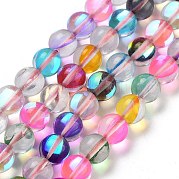 Прозрачные стеклянные бусины GLAA-B022-8mm-11