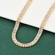 Ожерелье из прозрачного кубического циркония NJEW-A005-03G