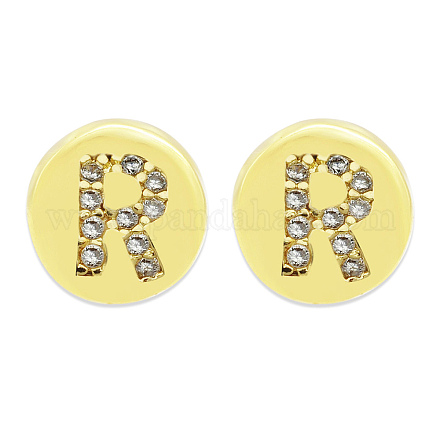 Латунные микропаве из прозрачного кубического циркония KK-T030-LA843-RX3-1