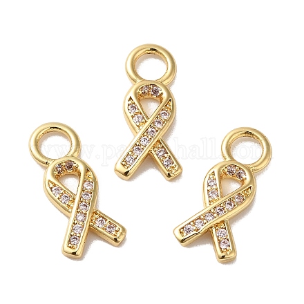 Подвески из циркония с покрытием из латуни KK-O142-43G-1