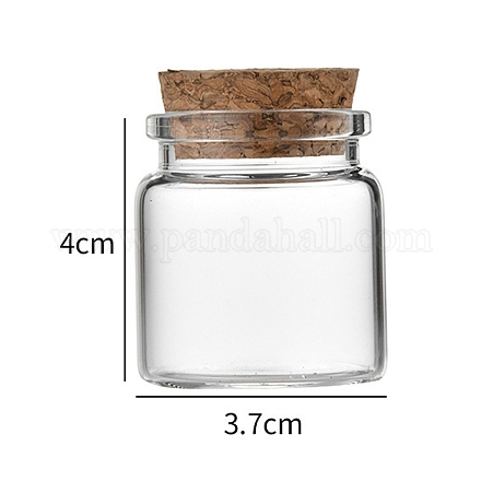 Стеклянная бутылка CON-WH0085-72A-1