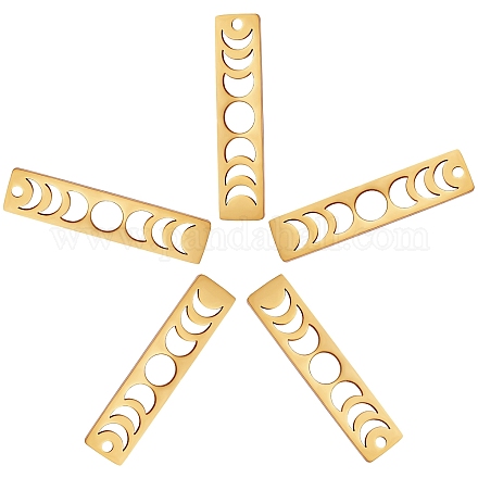 5 шт. подвески из нержавеющей стали 201 STAS-SZ0002-09G-1