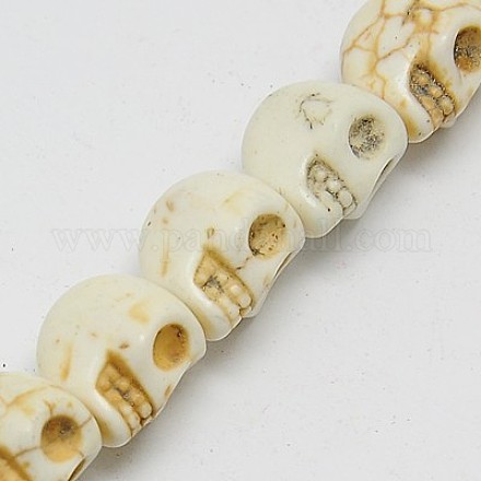 Синтетических нитей бирюзовые бусы TURQ-G113-23x30mm-07-1