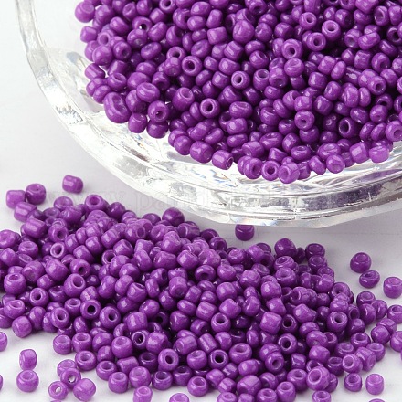 Выпечка краска стеклянные бусины SEED-S002-K13-1