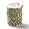 4-Ply Polycotton Cord Metallic Cord, Handmade Macrame Cotton Rope, for String Wall Hangings Plant Hanger, DIY Craft String Knitting, Pink, 1.5mm, about 4.3 yards(4m)/roll