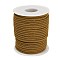 Nylon Threads, Milan Cords/Twisted Cords, Dark Goldenrod, 3mm, about 21.87 yards(20m)/roll