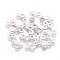 Tarnish Resistant 316 Surgical Stainless Steel Beads, Donut/Pi Disc, 3x0.2mm, Hole: 1mm