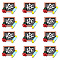 SUNNYCLUE 1 Box 25Pcs School Charms Best Teacher Student Charm Resin Flatback Red Apple BlackBoard ABC Teachers Charms for jewellery Making Charm Back to School Gift Teacher's Day Earrings DIY Craft