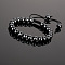 New Colorful Bracelet Black Gallstone Crafts Handmade Handmade Bracelet Colorful Peacock Stone Bracelet Ball Jewelry