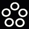 CCB Plastic Imitation Pearl Linking Rings, Quick Link Connectors, for Jewelry Chain Making, Ring, Seashell Color, 39.5x7.5mm, Inner Diameter: 24mm