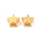 Brass Beads, Lead Free & Cadmium Free, Star, Real 24K Gold Plated, 5.5x6x3mm, Hole: 1.6mm