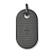 304 Stainless Steel Pendants, Oval with Cross & Word Charm, Black, 33x18x2mm, Hole: 5x2.5mm
