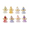 8Pcs 8 Colors Glass Pendants, Angel, with Alloy Wing Beads and Glass Pearl Beads & Brass Loop, Golden, 19.5x10x11mm, Hole: 1.8mm, 