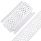 10 Yards Polyester Elastic Hollow Wide Band, for Webbing Garment Sewing Accessories, Flat, White, 70mm
