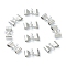 Non-Tarnish 304 Stainless Steel Links Connectors, Bowknot, Stainless Steel Color, 11.5x7.5x3mm, Hole: 1mm