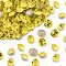Preciosa® MAXIMA Crystal Round Stones, Czech Crystal, Dura Foiling, Round(431 11 615 Chaton), 80310 Citrine, SS39(8.15~8.4mm)