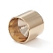 201 Stainless Steel Cord Ends, End Caps, Column, Real 24K Gold Plated, 9x10mm, Inner Diameter: 9mm