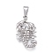 Non-Tarnish 304 Stainless Steel Pendants, Scorpion, Stainless Steel Color, 33.5x19.5x5mm, Hole: 3.5x7.5mm