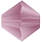 Preciosa® Crystal Beads, Czech Crystal, Bicone(451 69 302 Rondelle), 20050 840 Amethyst Matt, 4mm, Hole: 0.8mm