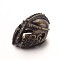 Tibetan Style Alloy Beads, Gladiator Helmet Charms, Antique Bronze, 15x10x9mm, Hole: 2mm