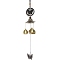 Alloy Wind Chime, for Home Garden Hanging Decorations, Butterfly, 400mm